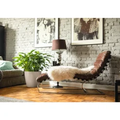 LECHUZA - Pot Classico Color, coloris brun sable D.43cm