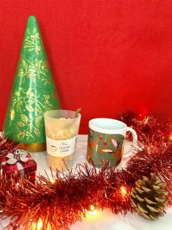 L'EDEN DES PATTOUNES - Mug de Noël et son chocolat chaud