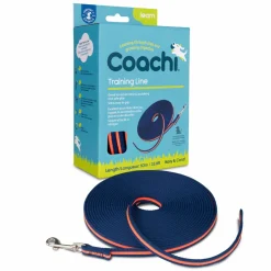Longe coachi bleue marine et corail : 10 m