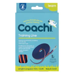 Longe coachi bleue marine et corail : 10 m