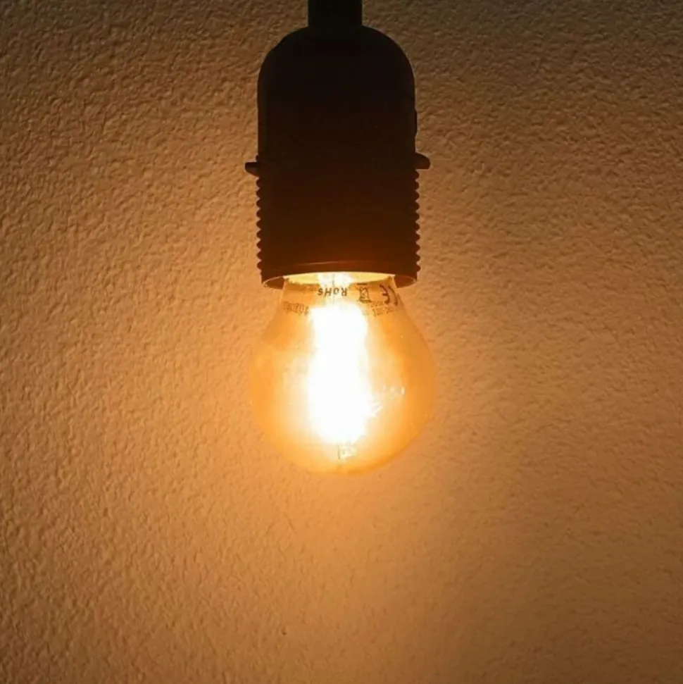 LOTTI - Ampoule guinguette 2200k blanc très chaud 2w g45 filament lotti