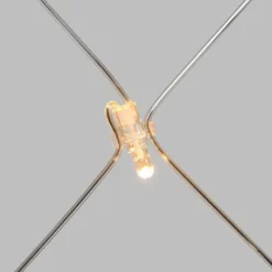 LOTTI - Filet lumineux raccordable 64 led blanc chaud professionnelle 2mxh1m 24v lotti