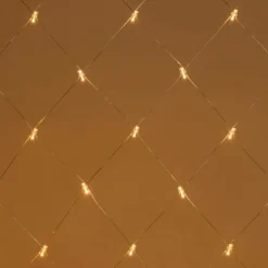 LOTTI - Filet lumineux raccordable 64 led blanc chaud professionnelle 2mxh1m 24v lotti