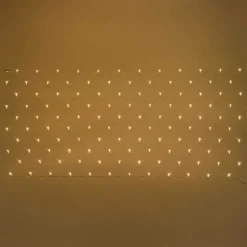 LOTTI - Filet lumineux 2x1m 120 led blanc chaud prolongeable 31v câble blanc ip44 smart connect lotti