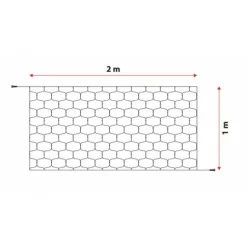 LOTTI - Filet lumineux 2x1m 120 led blanc chaud prolongeable 31v câble blanc ip44 smart connect lotti