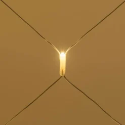 LOTTI - Filet lumineux 2x1m 120 led blanc chaud prolongeable 31v câble blanc ip44 smart connect lotti