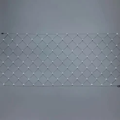 LOTTI - Filet lumineux 2x1m 120 led blanc froid prolongeable 31v câble vert ip44 smart connect lotti