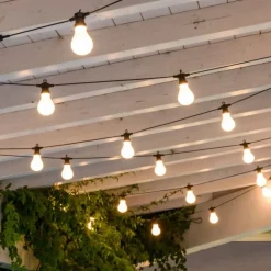 LOTTI - Guirlande guinguette design 10 ampoules goutte 5,5m prolongeable lotti