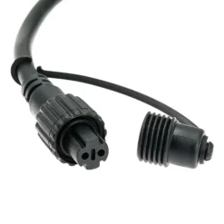 LOTTI - Guirlande guinguette 5m 8 douilles e27 câble noire prolongeable ip44 luxa 230v lotti