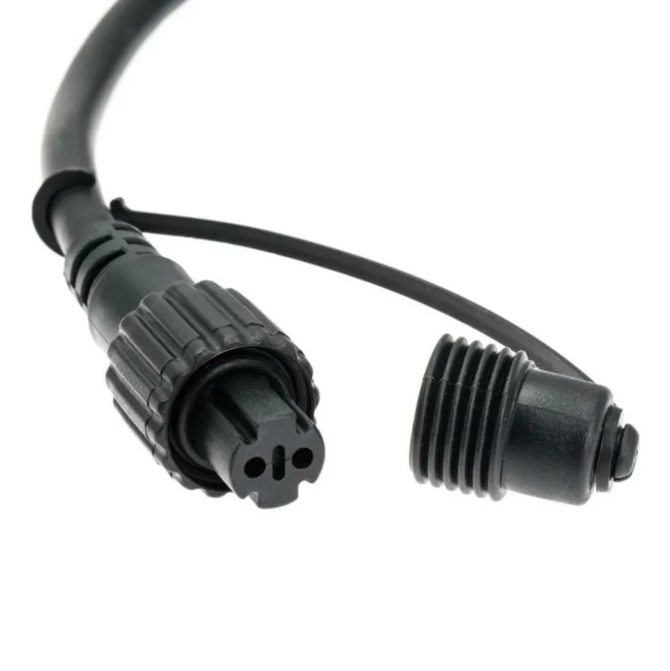 LOTTI - Guirlande guinguette 5m 8 douilles e27 câble noire prolongeable ip44 luxa 230v lotti