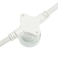 LOTTI - Guirlande guinguette câble blanc luxa 5m 8 douilles e27 prolongeable ip44 230v lotti