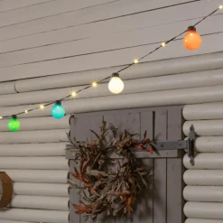 LOTTI - Guirlande guinguette multicolore câble illuminé 25 globes g50 10m lotti