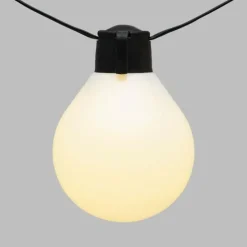 LOTTI - Guirlande guinguette électrique câble avec led illuminées 25 globes blanc chaud lotti