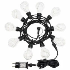 LOTTI - Guirlande lumineuse guinguette 10 ampoules fil de lumière micro led étanche lotti