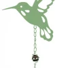 LOUIS MOULIN - Carillon en forme de colibri avec perles - vert pâle