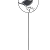 LOUIS MOULIN - Déco de jardin à piquer en forme de hibou - 35x122,5cm - anthracite