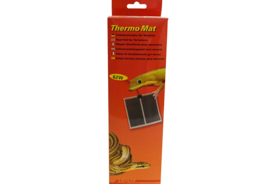 LUCKY REPTILE - Tapis chauffant 62w pour terrarium - thermo mat 115 x 28 cm - chauffage pour reptiles (lézards, serpents), amphibiens et invert