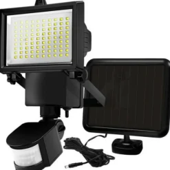 LUMI JARDIN - Projecteur solaire cooper black - h 22 cm - noir