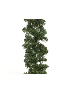 LUMINEO - Guirlande impériale, clignotant, 50 leds, 270x12cm, blanc chaud. Lumineo