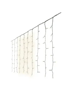 LUMINEO - Rideau led pour usage extérieur, blanc lumière chaude. 2,25x1,5m-240 leds