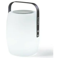 LUMISKY - Lampe enceinte bluetooth sans fil - - lucy play - h31 cm - led blanc et multicolore dimmable