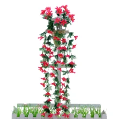 Lys artificiel - rose rouge