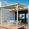 MADERLAND - Pergola adossée en bois montpellier 400 x 300 cm