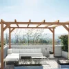 MADERLAND - Pergola en bois autoportante - modèle sitges - 500 x 400 cm