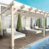MADERLAND - Pergola en bois lamellé-collé marseille 600 x 500 cm