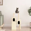 MAISON EXCLUSIVE - Arbre à chat avec griffoirs en sisal crème 82 cm