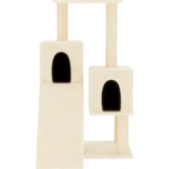 MAISON EXCLUSIVE - Arbre à chat avec griffoirs en sisal crème 82 cm