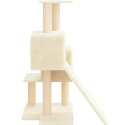 MAISON EXCLUSIVE - Arbre à chat avec griffoirs en sisal crème 82 cm
