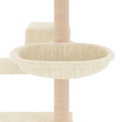 MAISON EXCLUSIVE - Arbre à chat avec griffoirs en sisal crème 82,5 cm