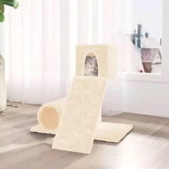 MAISON EXCLUSIVE - Arbre à chat avec griffoir en sisal crème 59 cm
