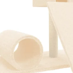 MAISON EXCLUSIVE - Arbre à chat avec griffoir en sisal crème 59 cm