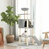 MAISON EXCLUSIVE - Arbre à chat avec griffoirs en sisal gris clair 166 cm