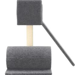 MAISON EXCLUSIVE - Arbre à chat avec griffoir en sisal gris foncé 59 cm