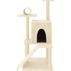 MAISON EXCLUSIVE - Arbre à chat avec griffoirs en sisal crème 110,5 cm
