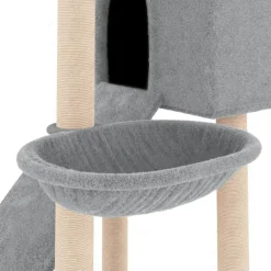 MAISON EXCLUSIVE - Arbre à chat avec griffoirs en sisal gris clair 153 cm