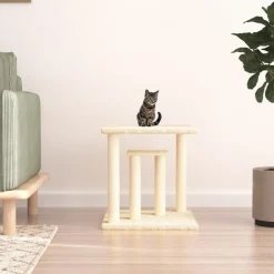 MAISON EXCLUSIVE - Arbres à chat avec plates-formes crème 50 cm