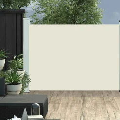 MAISON EXCLUSIVE - Auvent latéral rétractable de patio 100x500 cm crème