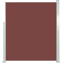 MAISON EXCLUSIVE - Auvent latéral rétractable de patio 160x300 cm marron
