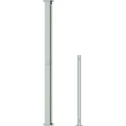 MAISON EXCLUSIVE - Auvent latéral rétractable de patio 220x300 cm noir