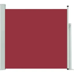 MAISON EXCLUSIVE - Auvent latéral rétractable de patio 170x300 cm rouge