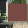 MAISON EXCLUSIVE - Auvent latéral rétractable de patio 100x300 cm marron