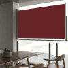MAISON EXCLUSIVE - Auvent latéral rétractable de patio 140 x 300 cm rouge