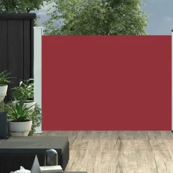 MAISON EXCLUSIVE - Auvent latéral rétractable de patio 100x500 cm rouge