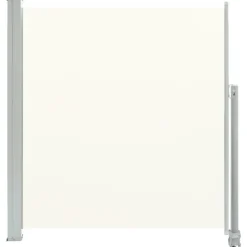 MAISON EXCLUSIVE - Auvent latéral rétractable de patio 140 x 300 cm blanc cassé