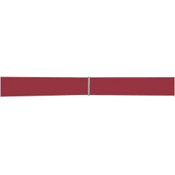 MAISON EXCLUSIVE - Auvent latéral rétractable de patio 140x1200 cm rouge