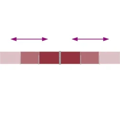 MAISON EXCLUSIVE - Auvent latéral rétractable de patio 140x1200 cm rouge